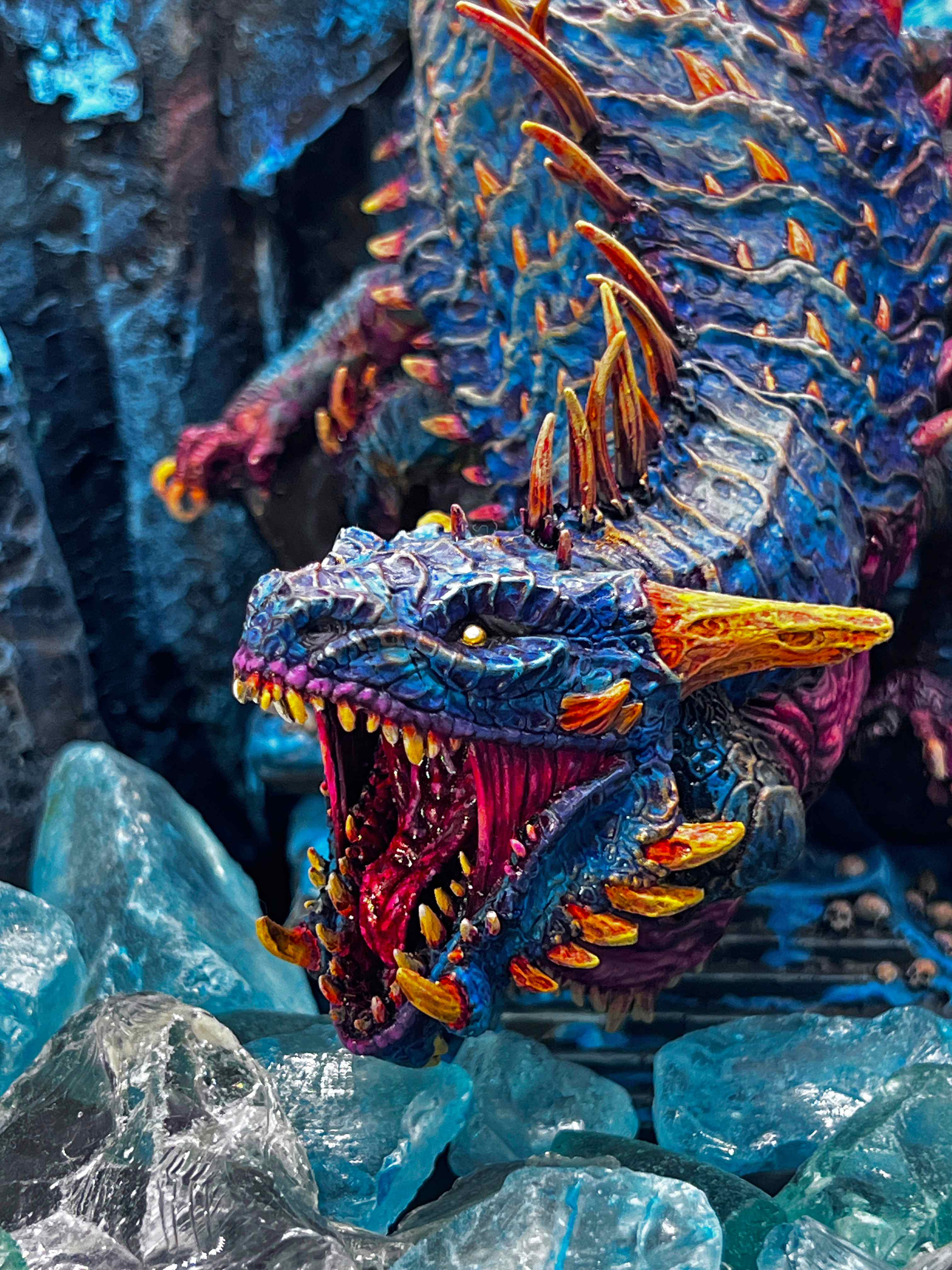 Iskaldyr - D&D miniature painted to Display quality